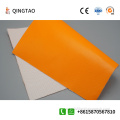 Tela de silicona de un solo lado naranja